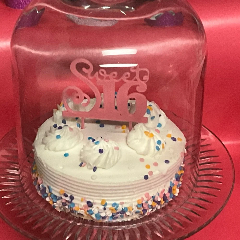 New! Sweet 16 Cake Topper 3D Cake Topper Sweet Sixteen Customizable Cake Topper